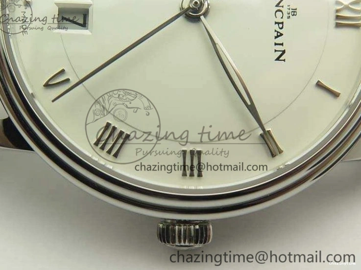 0324 SportInspired Villeret 6669 SS HG 1:1 Best Edition White Dial On Leather Strap V 8099